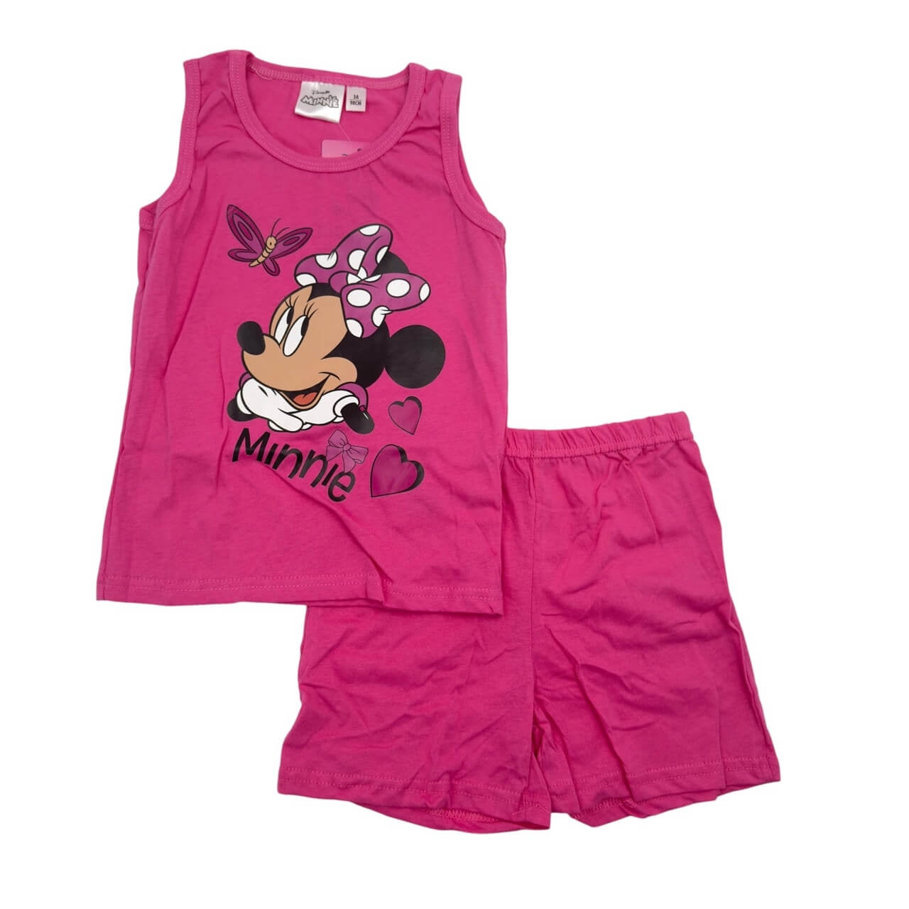 Completo Corto in Cotone Minnie
