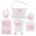 Set 6 Pezzi Borsa Fiocco + Corredino Nascita in Ciniglia – Hophoplà