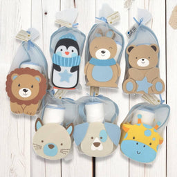 1 Set Regalo Neonato con Accappatoio Triangolo