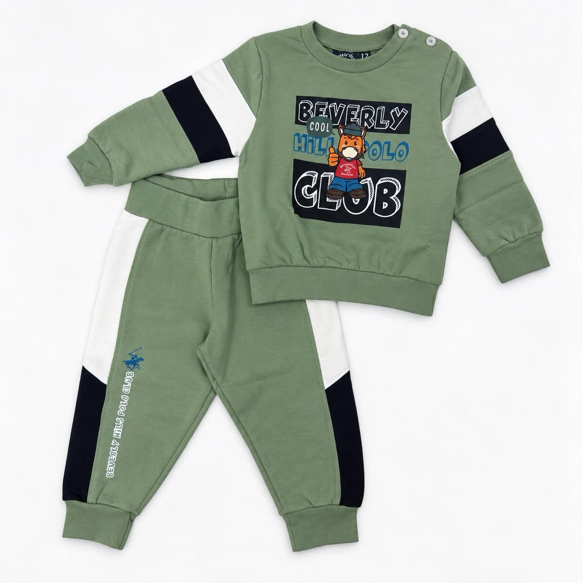 Tuta Felpata Neonato - Polo Beverly Hills