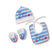 Set Cappello+scarpe+bavetta Bidibimbo 0/3 Mesi