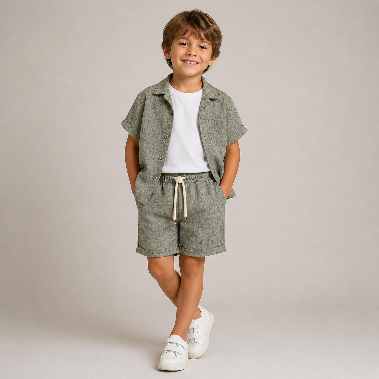 Completo 3 Pezzi Cotone Bimbo