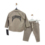 Completo 3 Pezzi Cotone neonato - Retro Stampato