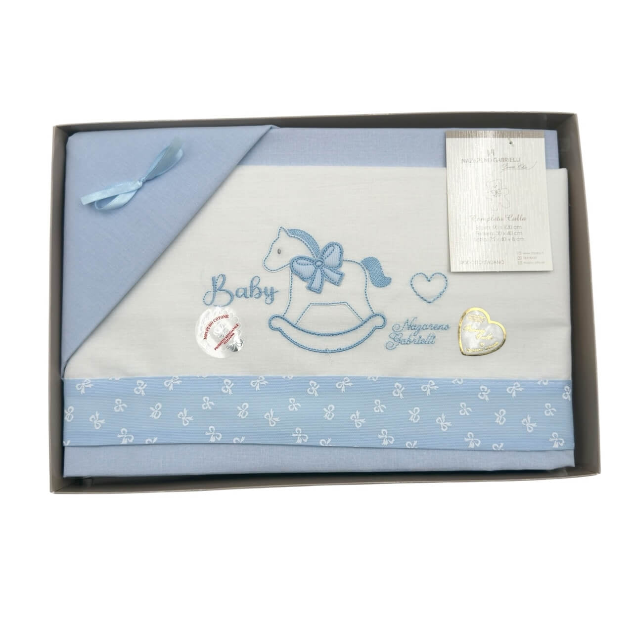 Completo Culla/Lettino 100% Cotone
