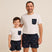 Completo Papà Figlio Costume da Bagno + T-shirt