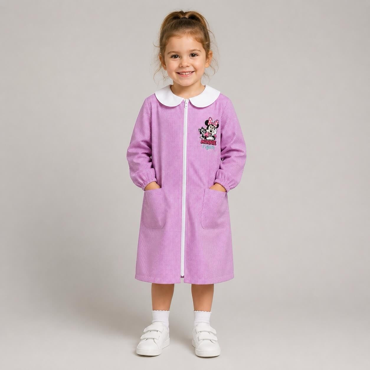 Grembiule Con zip Asilo scuola Minnie