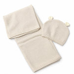 Completo Cappello + Scialle in Misto Lana