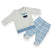 Tutina Clinica 2 pezzi Cotone Pierre Cardin