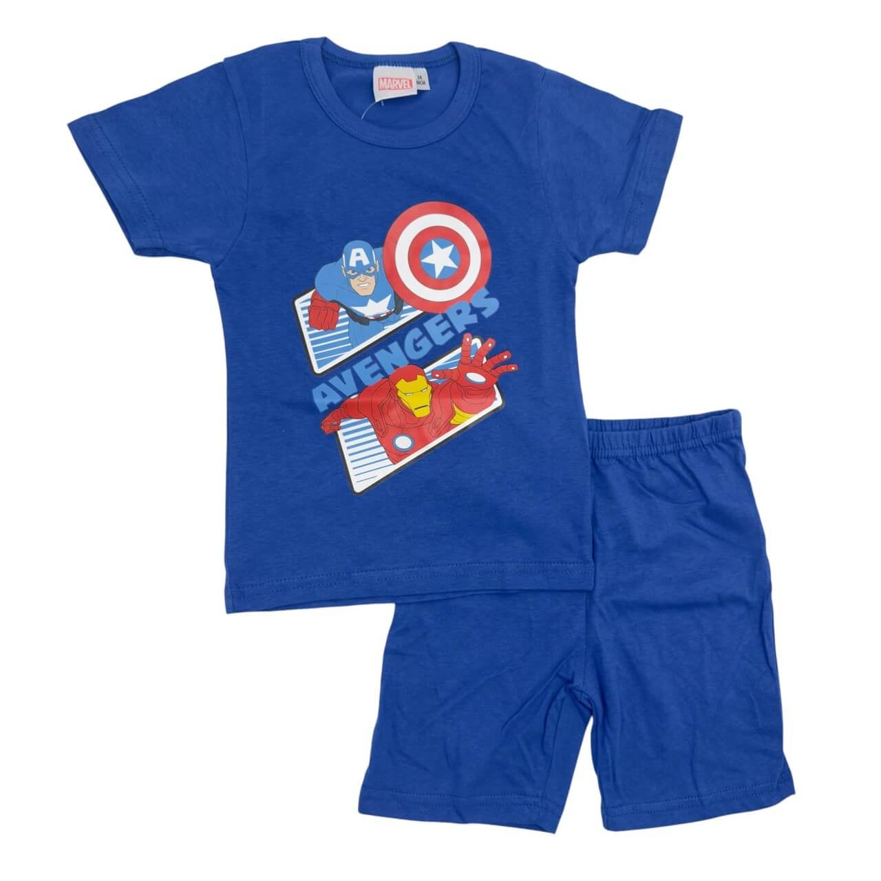 Completo Corto in Cotone Avengers