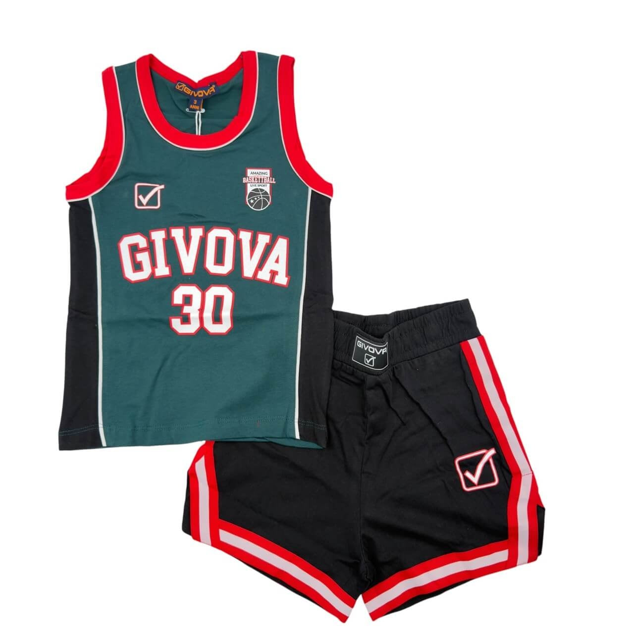 Completo Canotta Ragazzo Givova