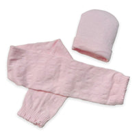 Set Cappello+ Sciarpa in Caldo Cotone 0/6 Mesi