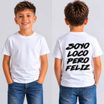 T-shirt retro Retro stampata Bimbo