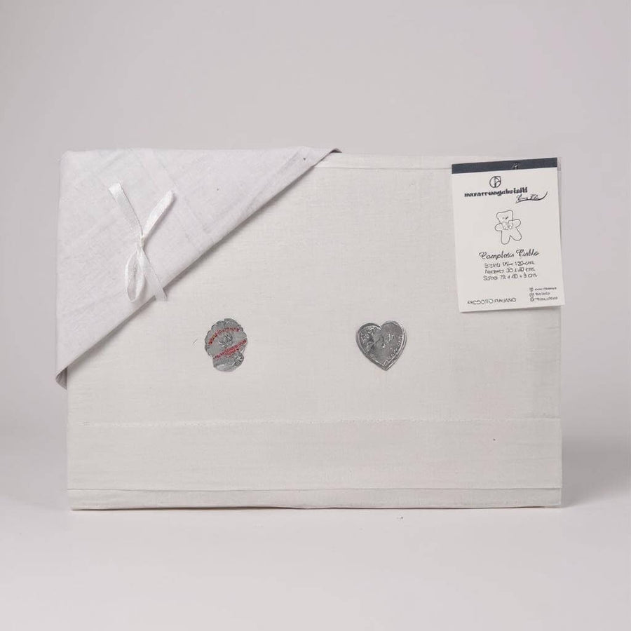 Completo Carrozzina Per stampe e ricami 100% Cotone