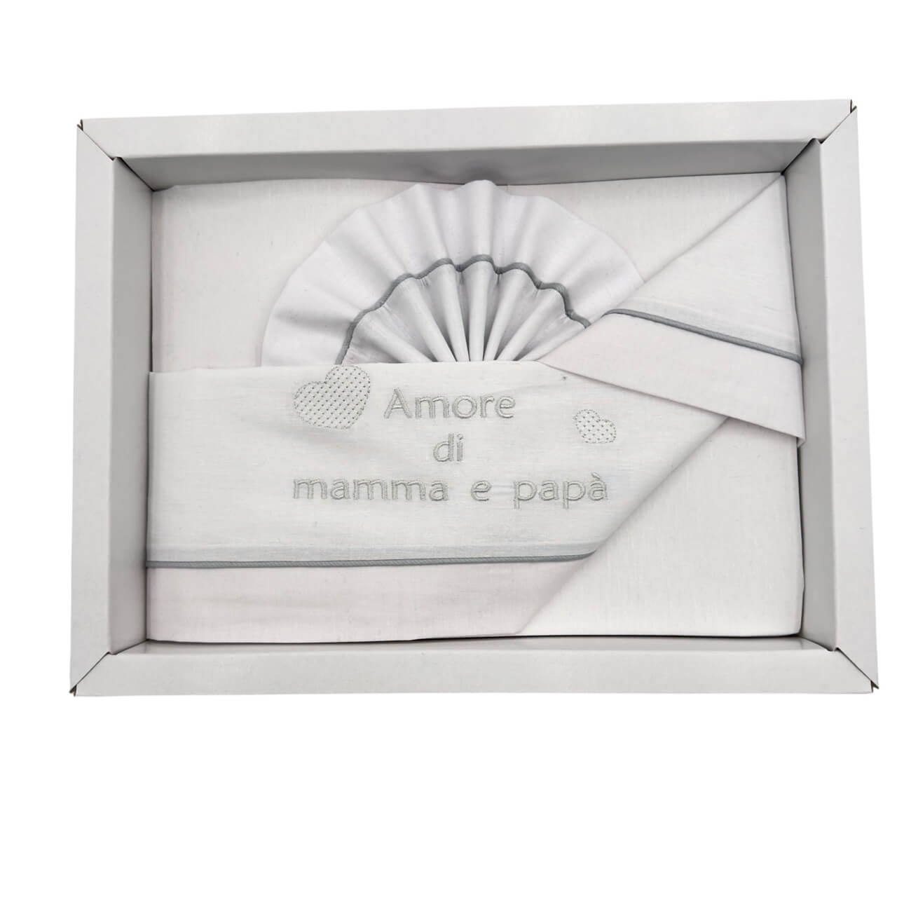 Completo Carrozzina Pastello 100% Cotone