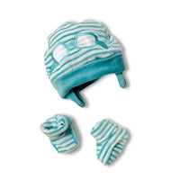 Set Cappello+Scarpe in ciniglia Pastello 0/3 Mesi