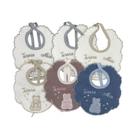 6 Bavette Ricamate Irge con Laccetti