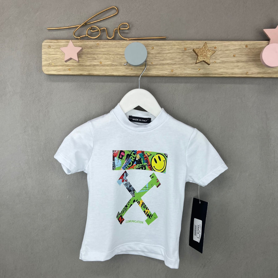 T-shirt stampata neonato