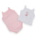 2 Body Bretelline 100% Cotone Pastello