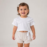 T-Shirt Neonata Mezza Manica Cotone