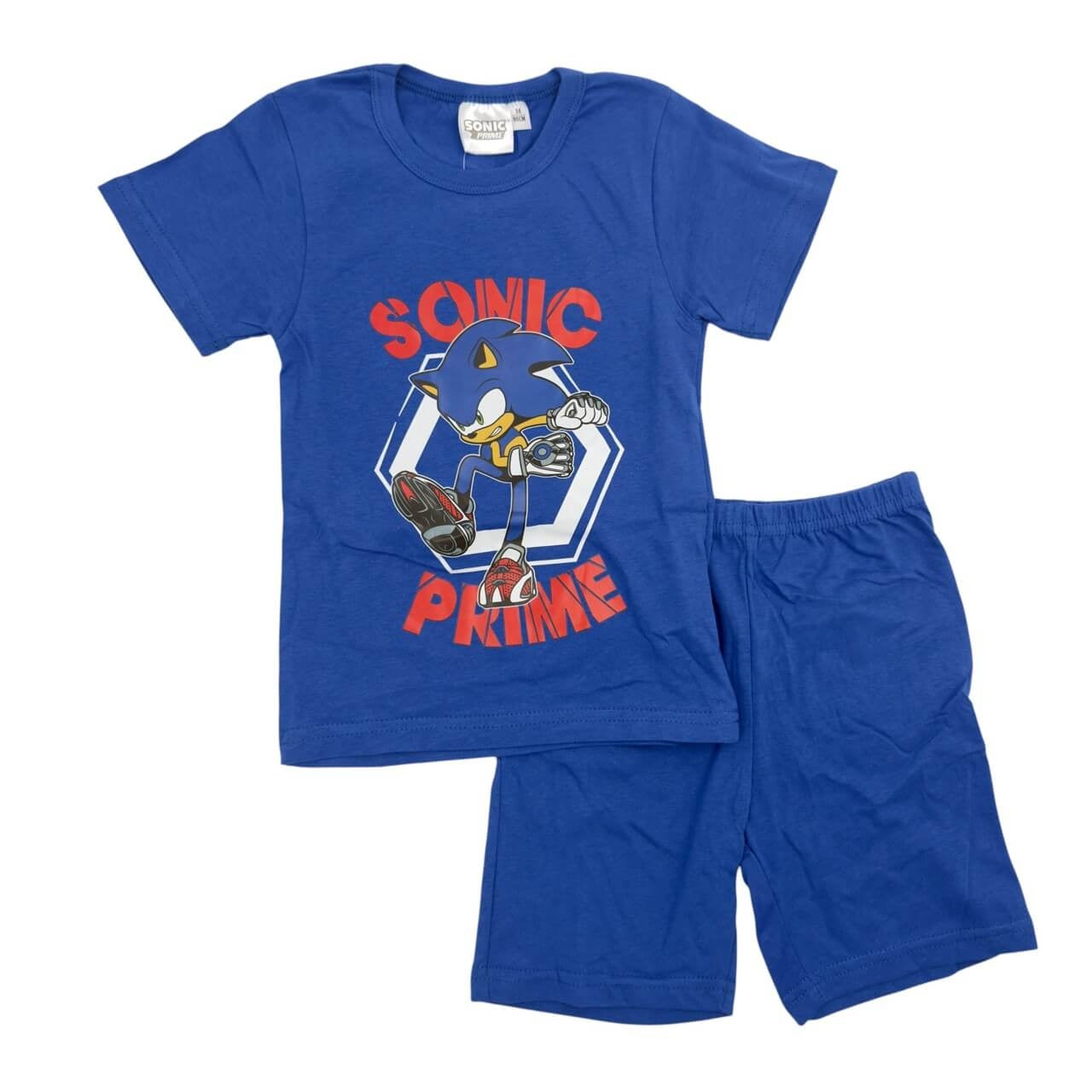 Completo Corto in Cotone Sonic