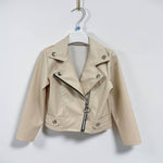 Giubbotto in ecopelle Bimba