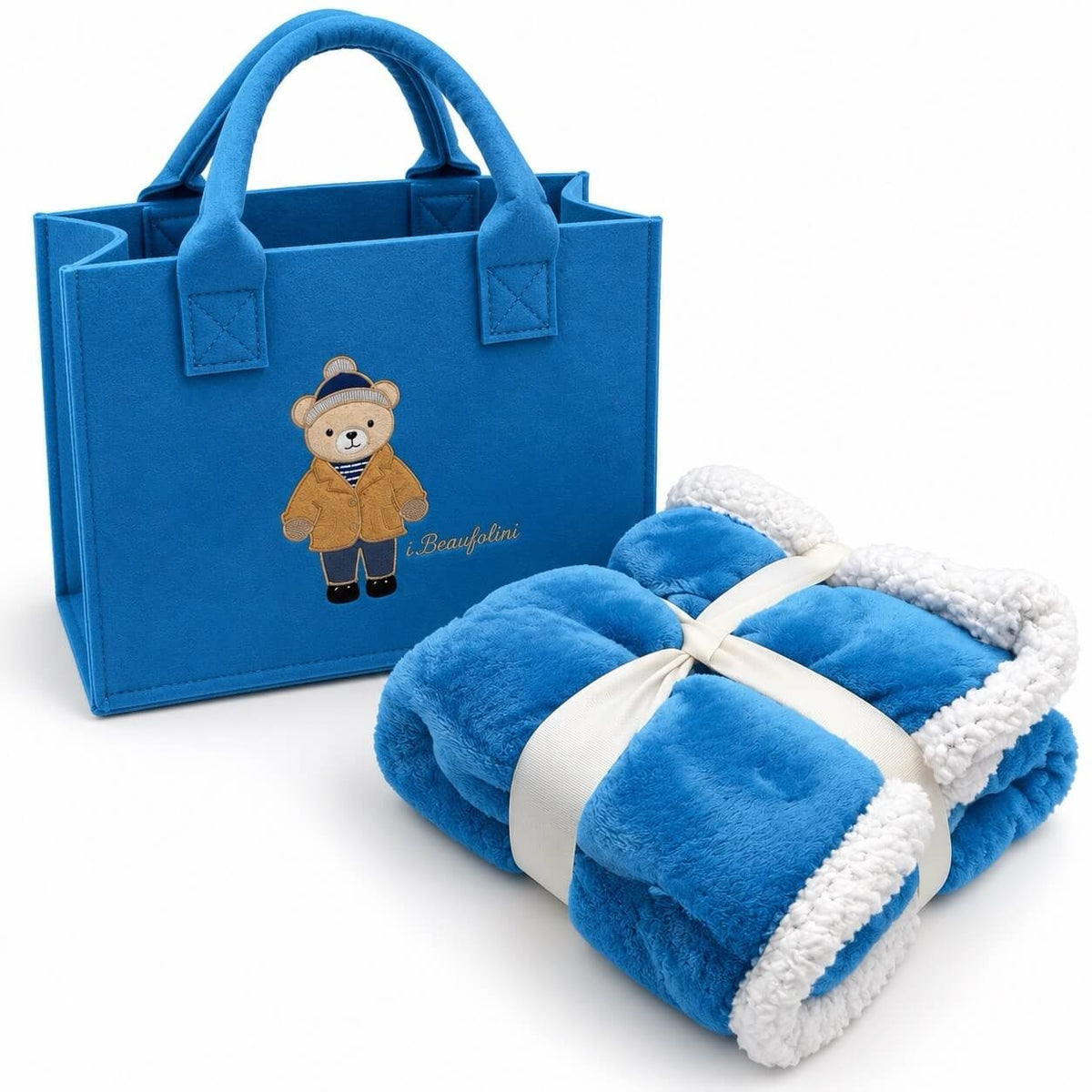 Set regalo Borsa con copertina Carrozzina in Coral  - Batuffolini