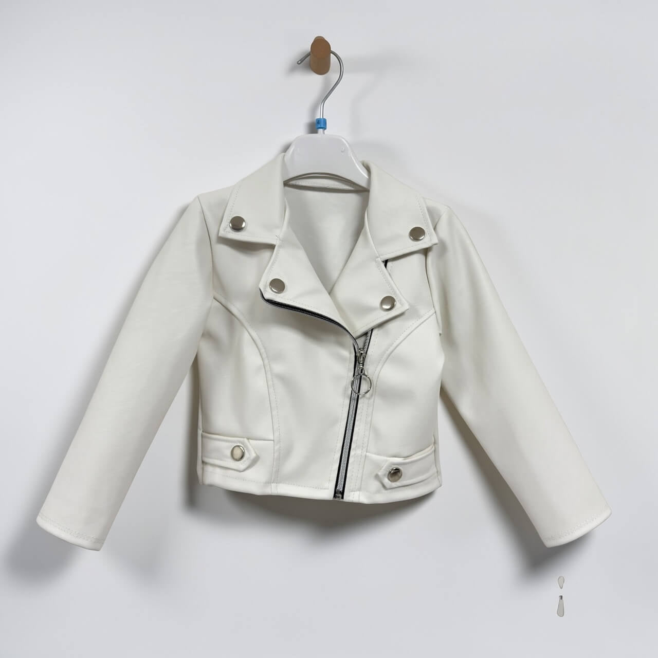 Giubbotto in ecopelle Bimba