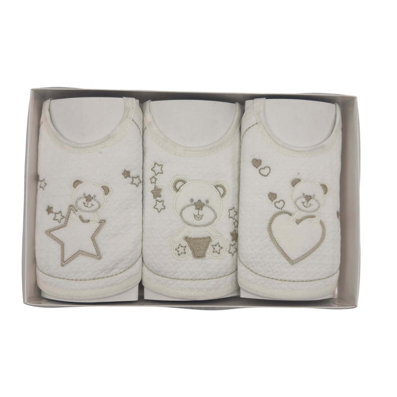 3 Bavette Ricamate Irge con Laccetti