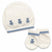 Set Cappello + Muffole in Caldo Cotone 0/6 Mesi