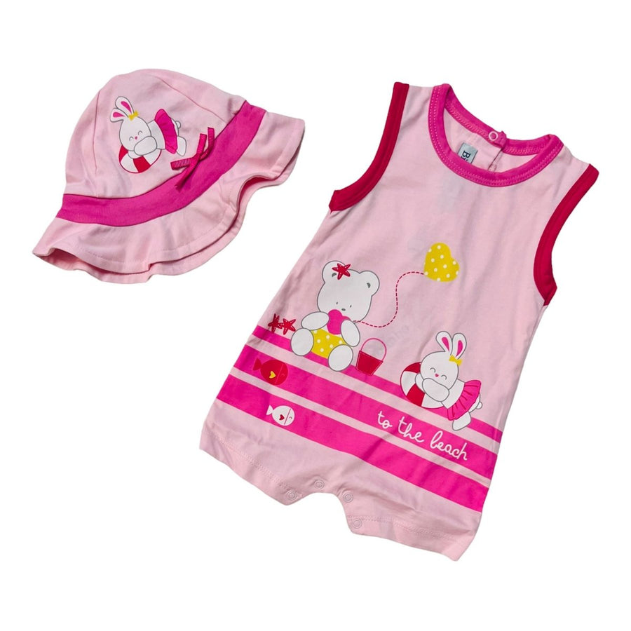 Pagliaccetto + Cappellino Bidibimbo Cotone
