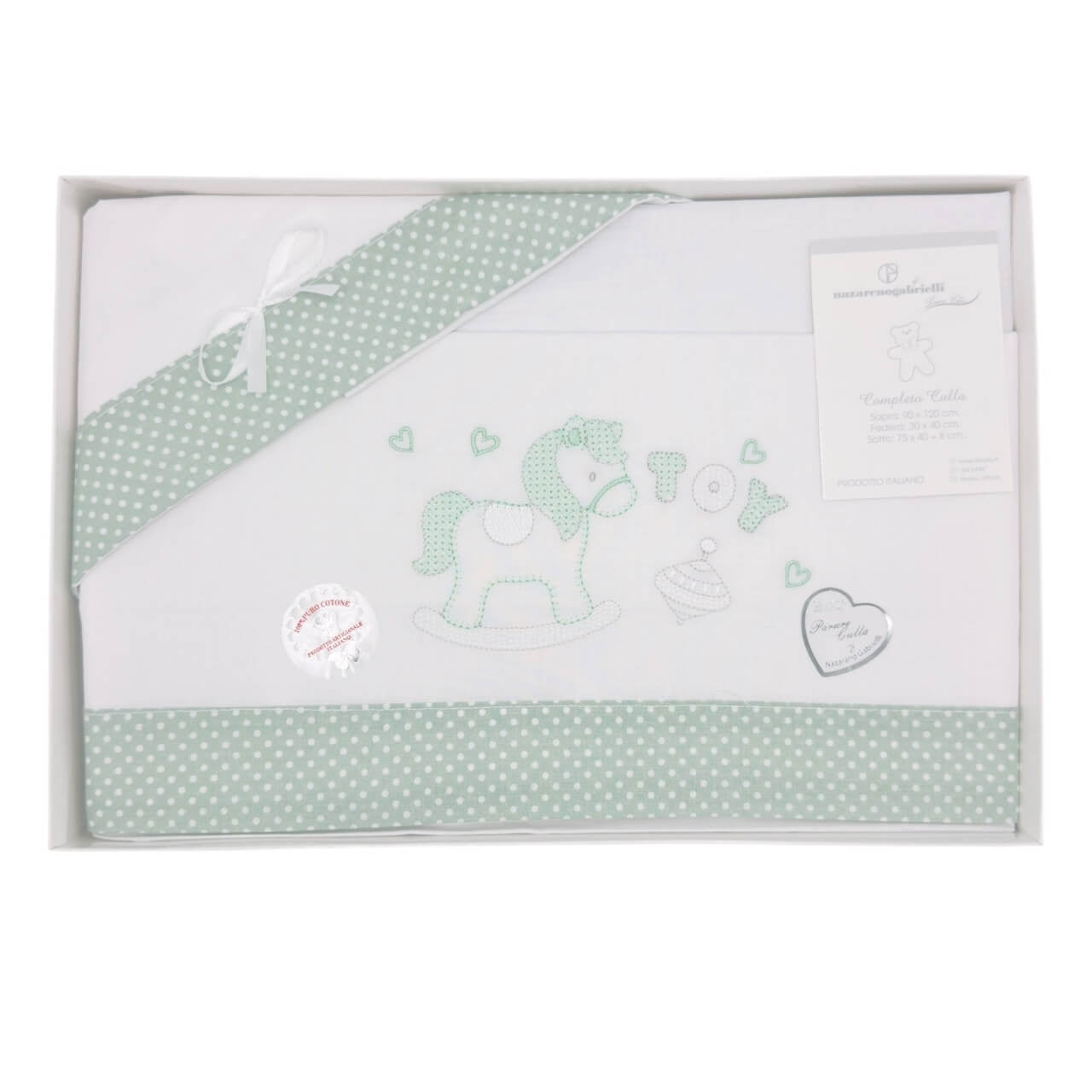 Completo Carrozzina 100% Cotone