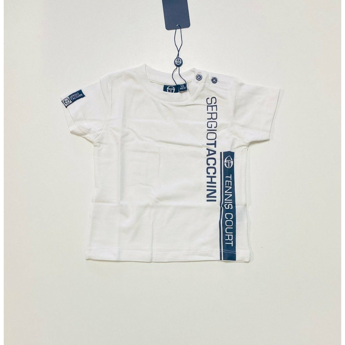 T-Shirt Sergio Tacchini neonato Bianca