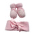 Set Scarpine + Fascia Neonata in Caldo cotone