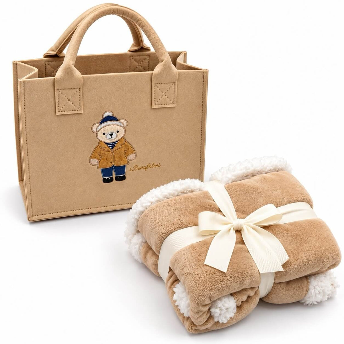 Set regalo Borsa con copertina Lettino in Coral  - Batuffolini