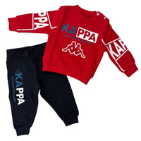 Tuta Felpata Kappa Neonato