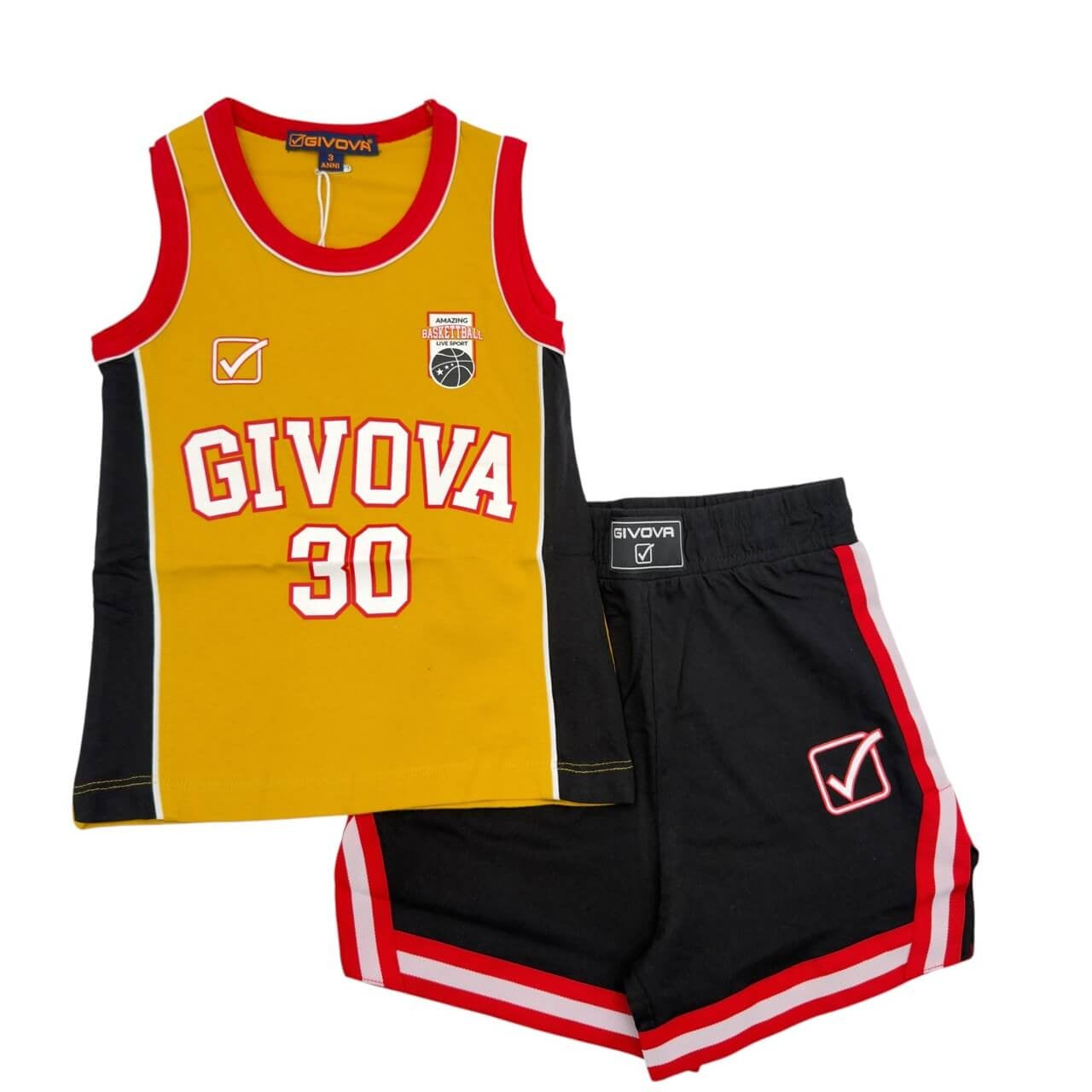 Completo Canotta Bimbo Givova