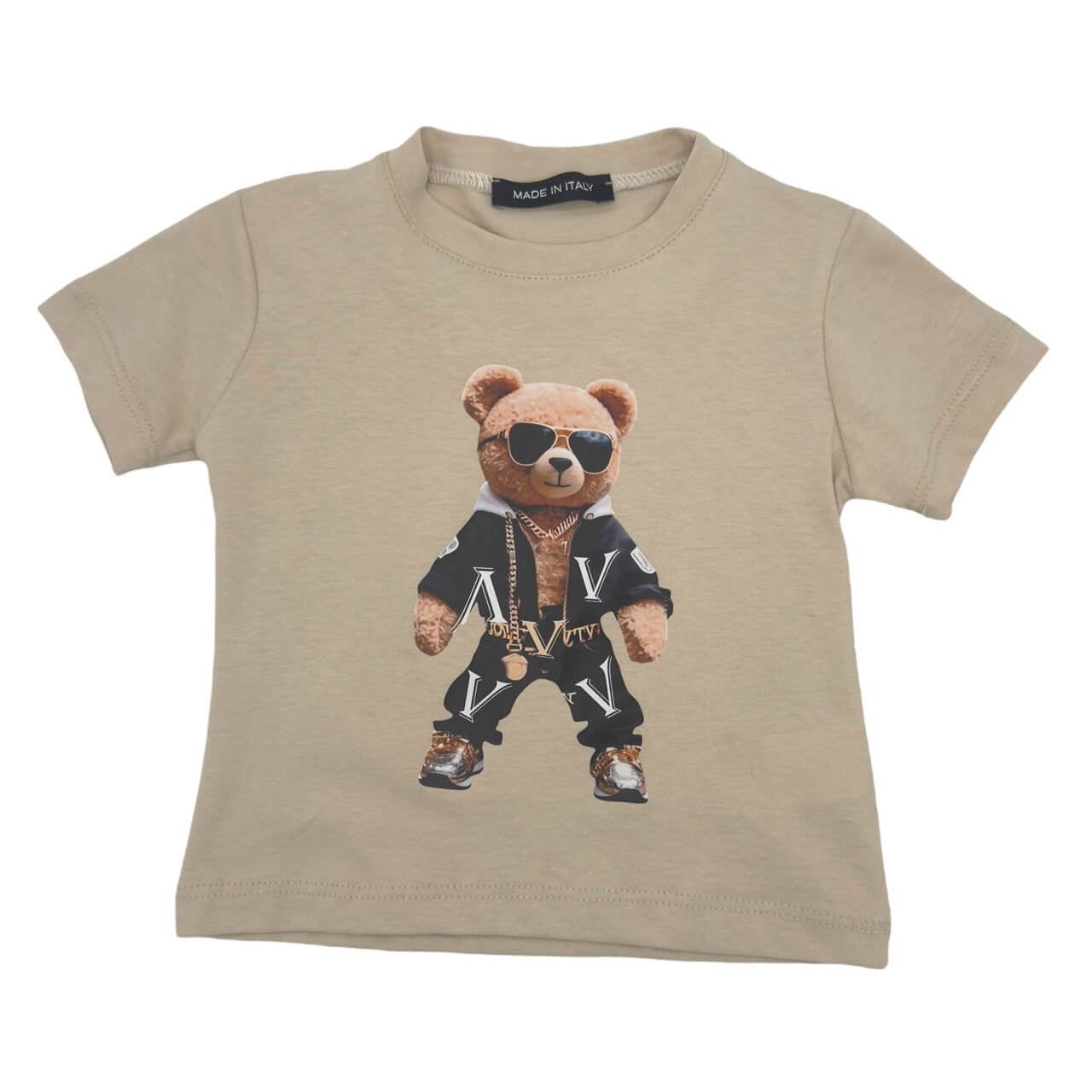 T-shirt  retro stampato neonato