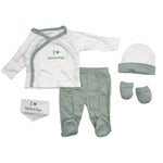 Set nascita 5 pezzi in caldo cotone - Les Jolies