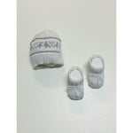 Set Cappello+Scarpe in Cotone 0/3 Mesi