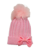 Cappello Con fiocco in Misto Lana