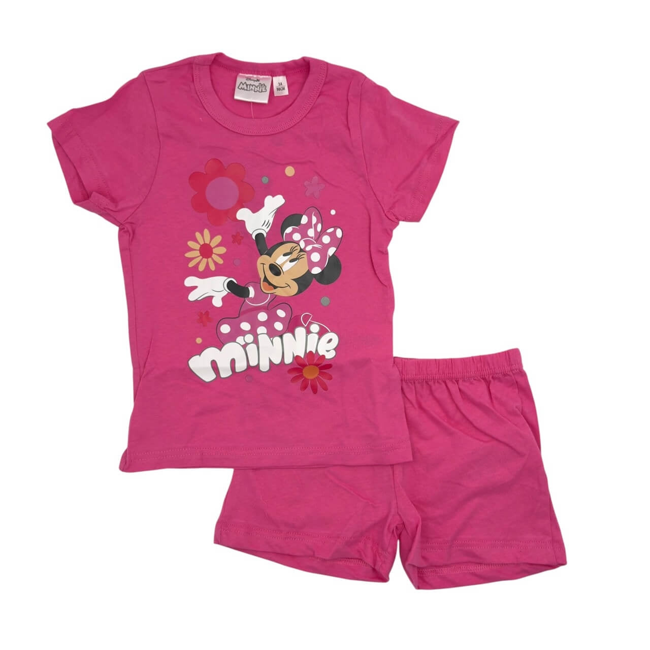 Completo Corto in Cotone Minnie