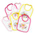 6 Bavette retro plastificato Melanie