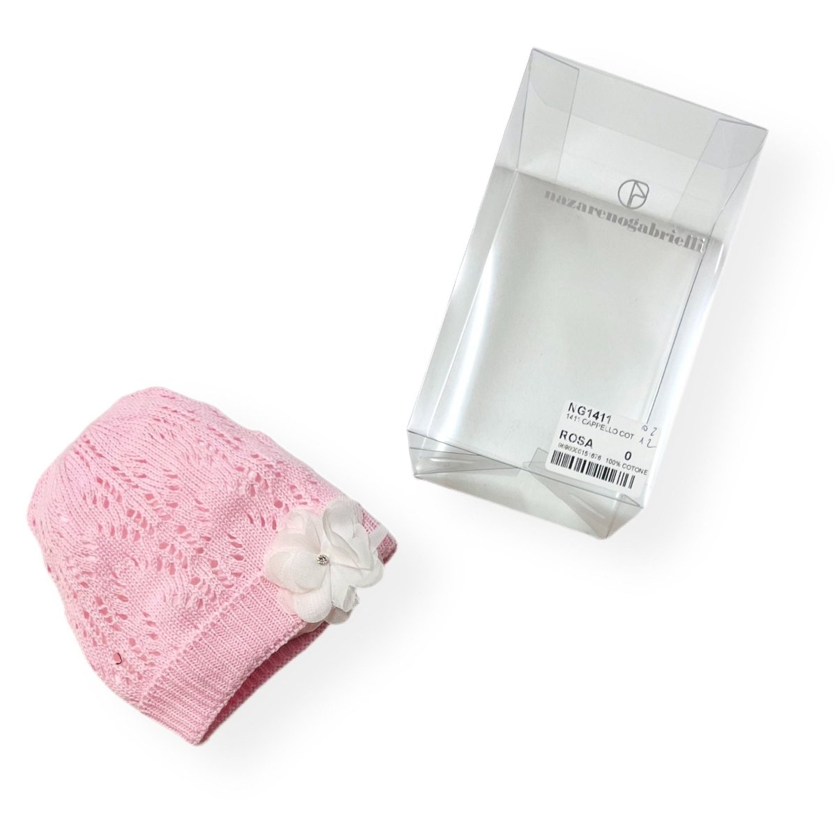 Cappello in Filo Con Applicazione