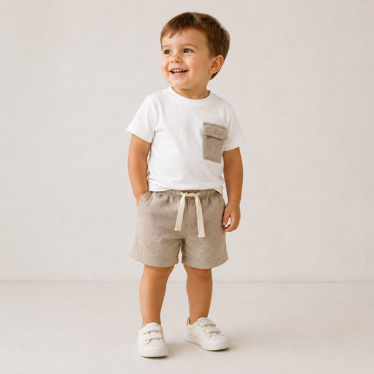 Completo 2 Pezzi Cotone Neonato