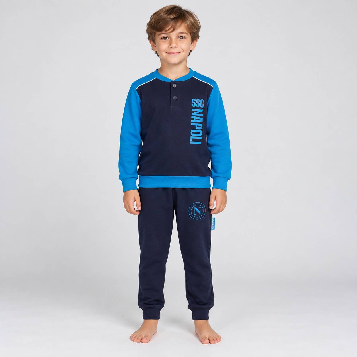 Pigiama Bambino SSC Napoli in Caldo Cotone