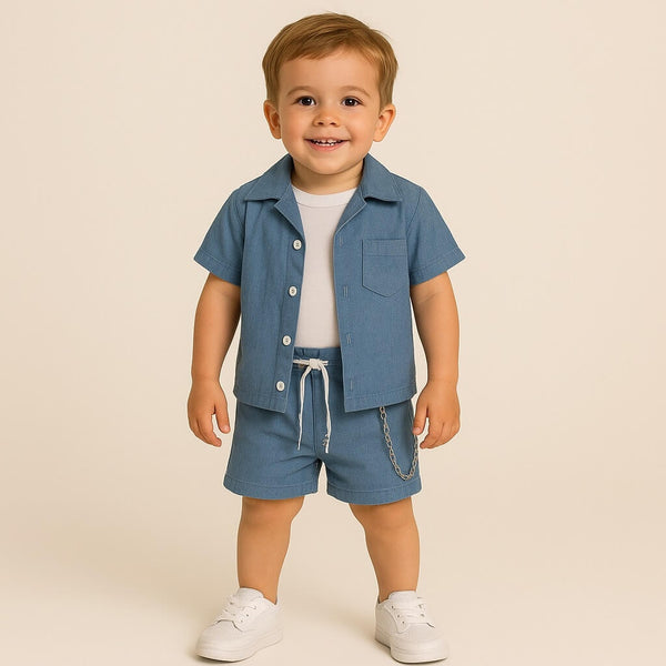 Completo in Jeans neonato