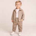 Completo 3 Pezzi Cotone neonato - Retro Stampato