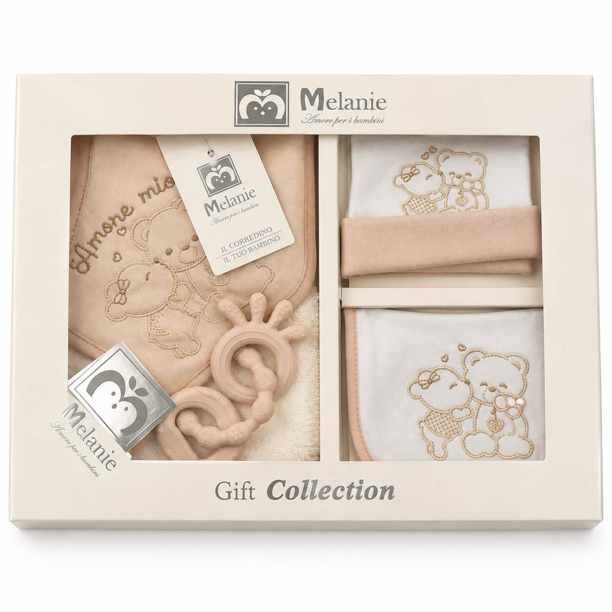Set Nascita 4 Pezzi con Orsetti – Melanie
