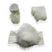 Set Scarpine + Fascia Neonata in Caldo cotone