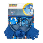 Set 3 Pezzi Cappello, Guanti e Scaldacollo in Lana Sonic
